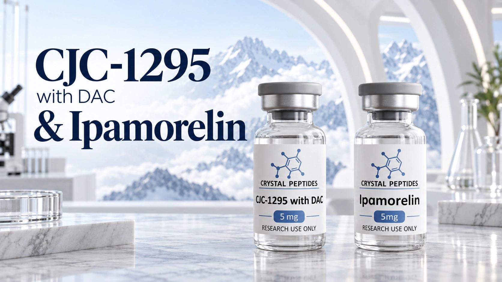 CJC-1295 en Ipamorelin: onderzoek naar secretagogen van groeihormoon