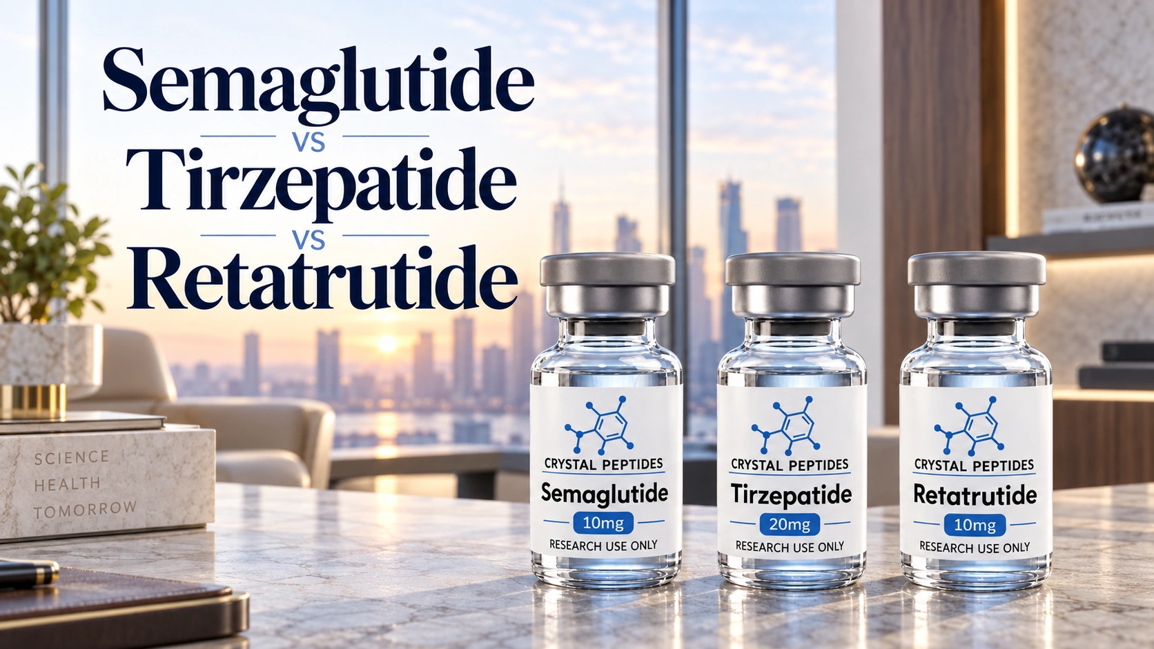 Semaglutide, Tirzepatide en Retatrutide: enkelvoudig, dubbel en drievoudig receptoragonisme