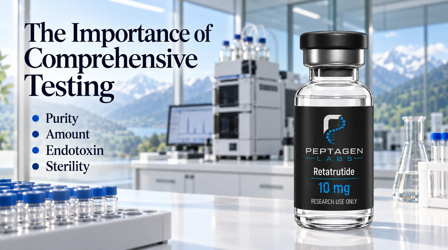 Laboratoriumanalyseapparatuur gebruikt voor peptide-analyse